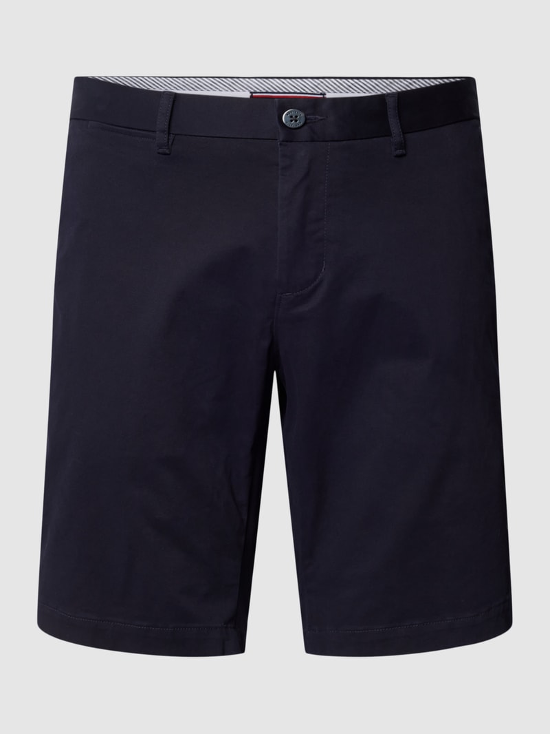 Chino-Shorts mit französischen Eingrifftaschen Modell 'HARLEM' in marineblau