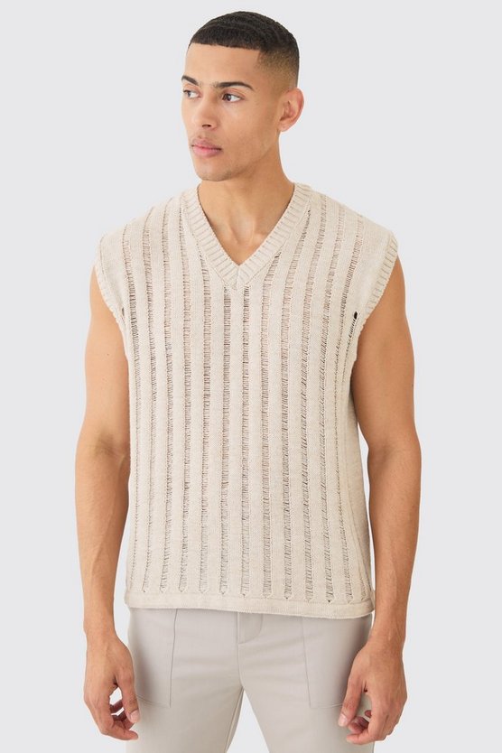 Oversize Tanktop mit Naht-Detail