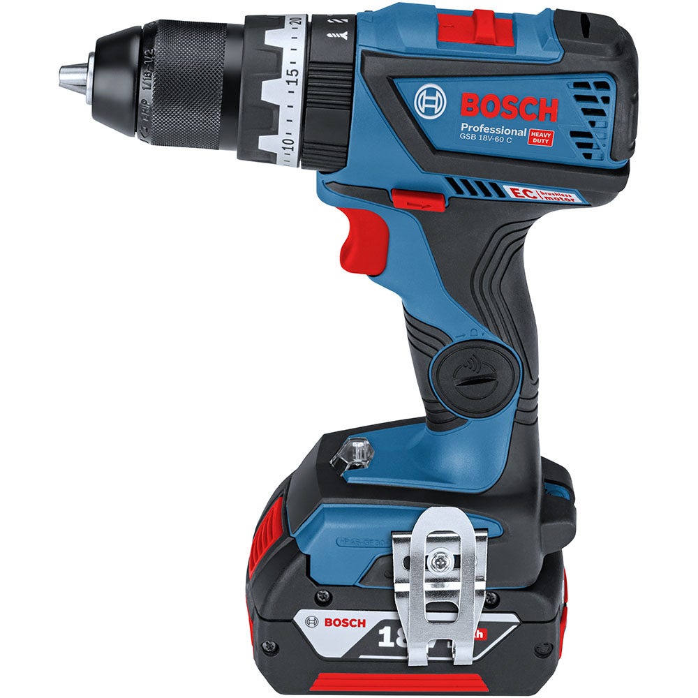 BOSCH 18V Brushless 13mm Hammer Drill Skin GSB 18V-60 C 0615990J9U