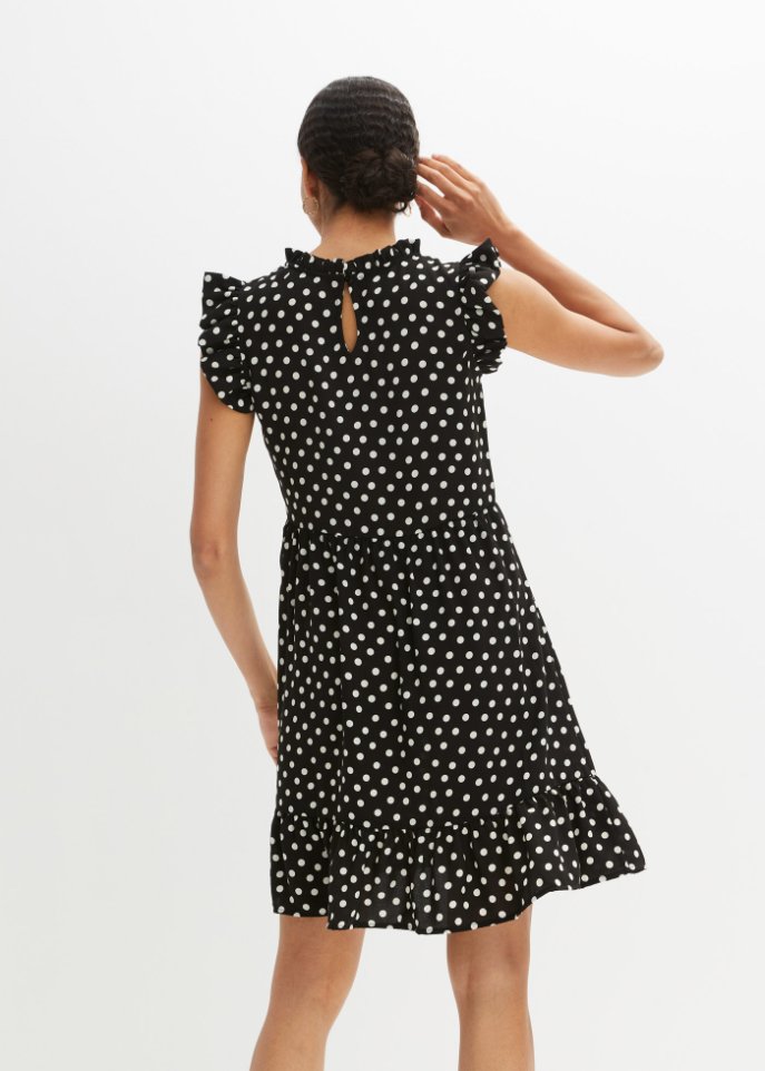 Minikleid mit Flügelärmeln