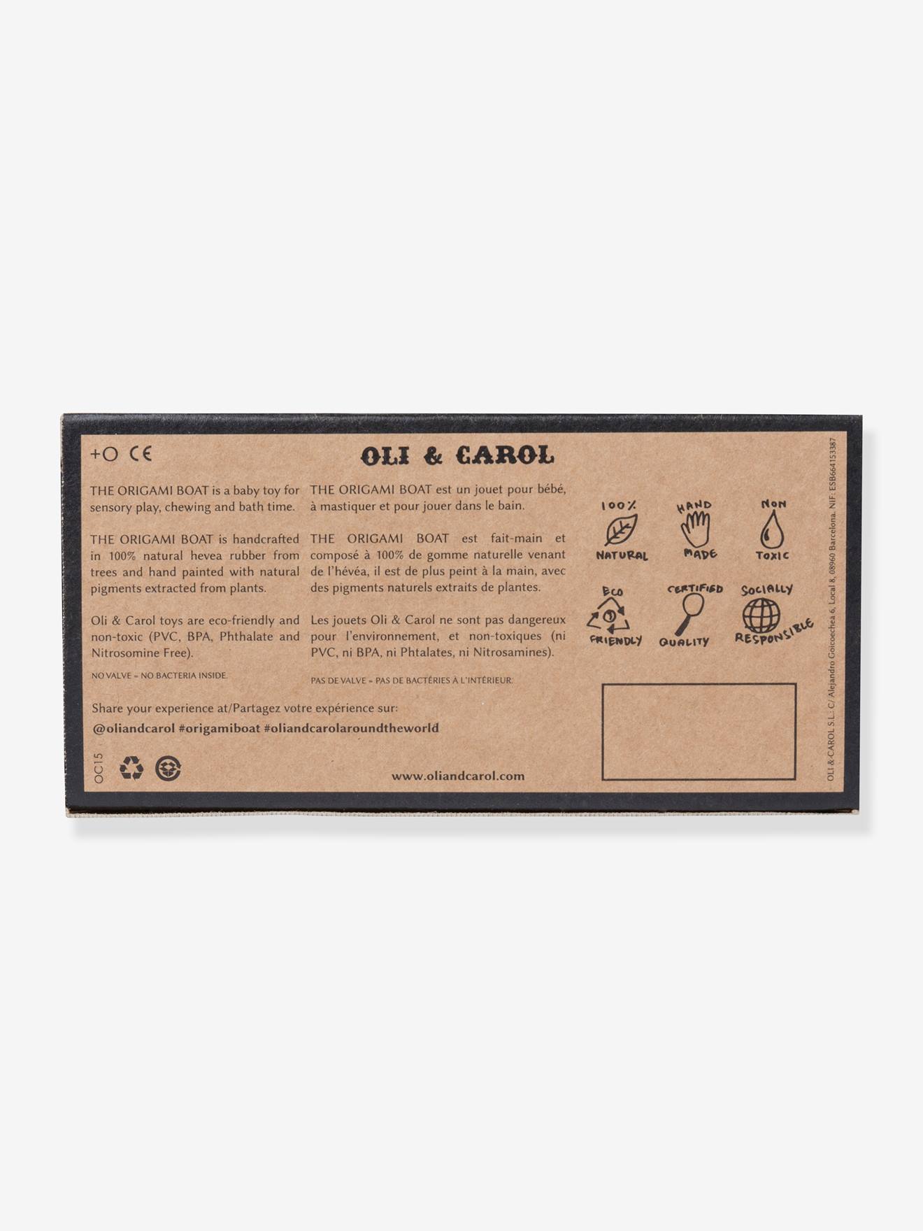 Oli & Carol Badespielzeug/Zahnungshilfe ORIGAMI-BOOT OLI & CAROL - gelb