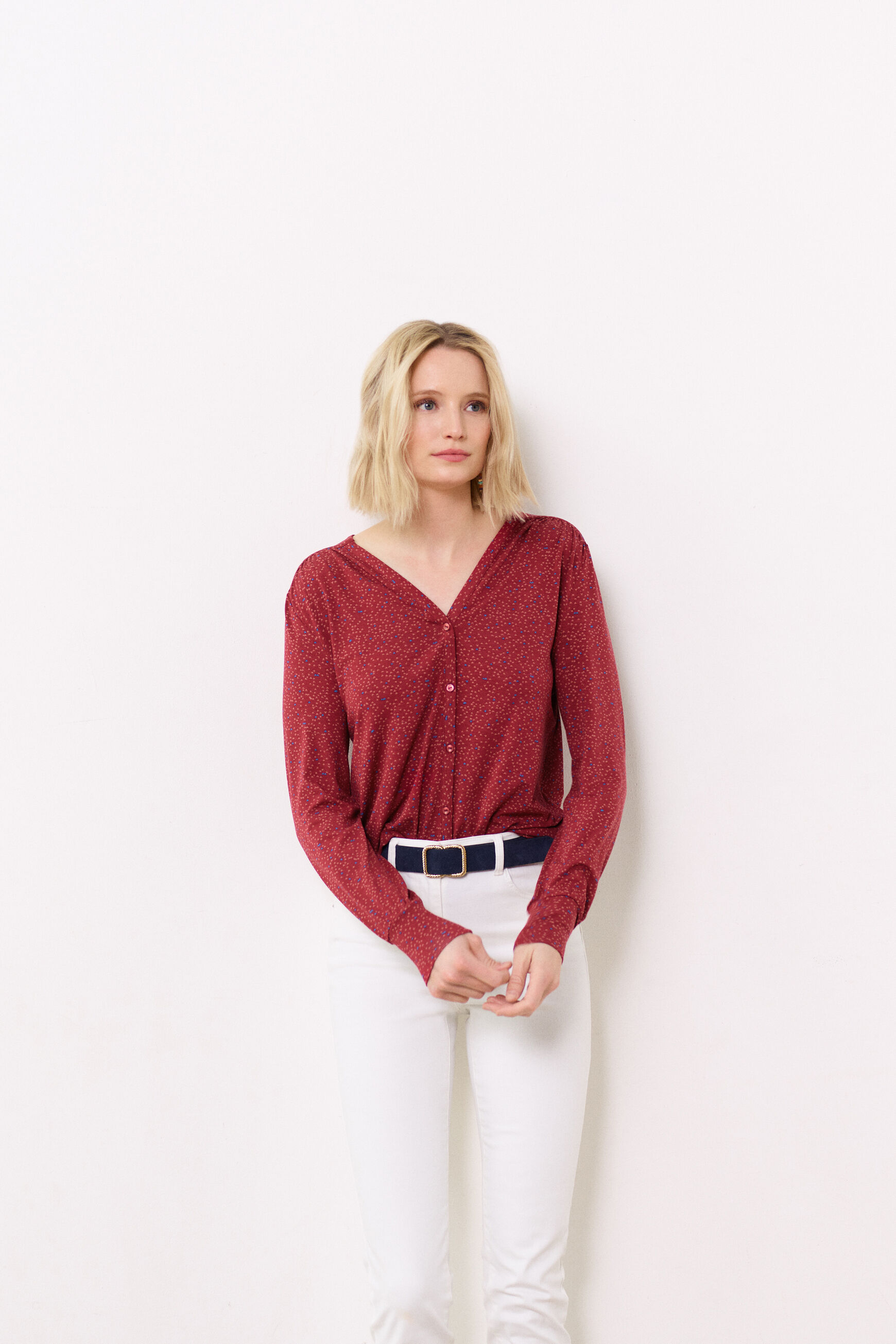 t-shirt zoe prune femme