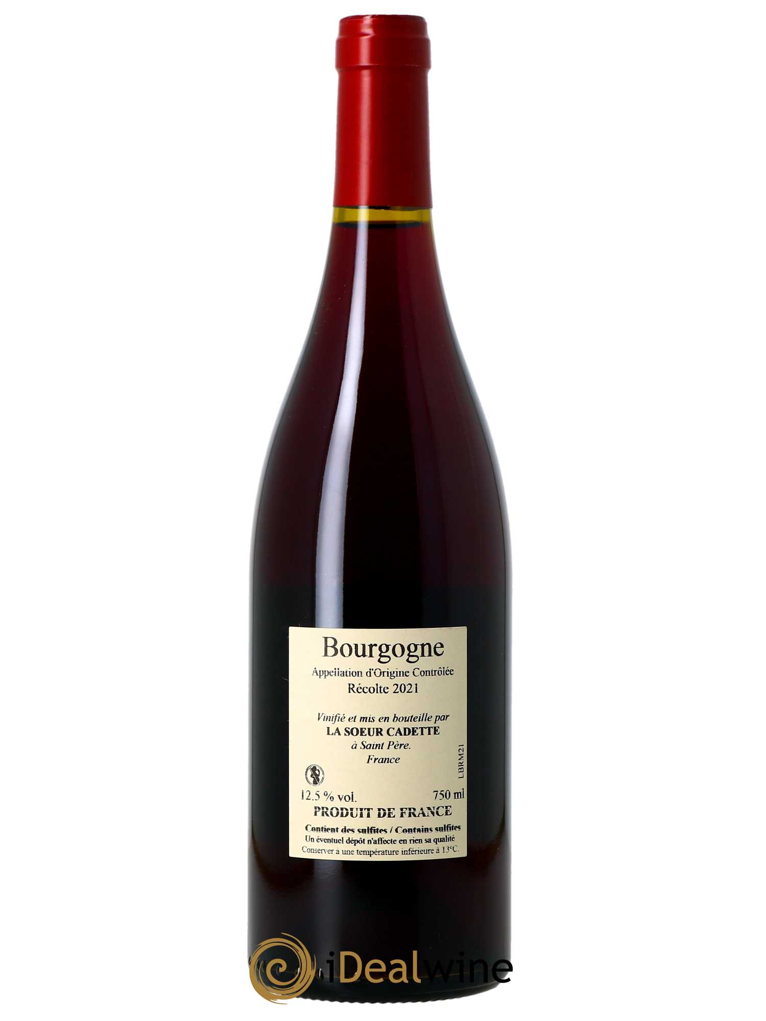 Bourgogne La Soeur Cadette  2021 - Lot de 1 Bouteille