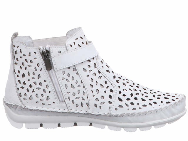 GEMINI Stiefeletten weiss