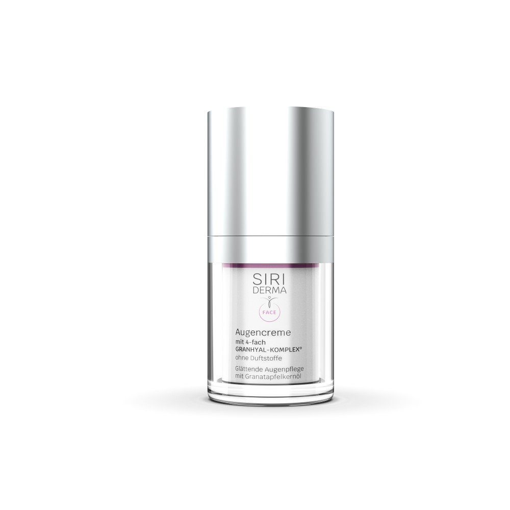 Siriderma Anti-Aging-Augencreme SIRIDERMA pure Basische Augencreme Ohne Duftstoffe 15 ml -, Anti-Aging, Anti-Falten Wirkung