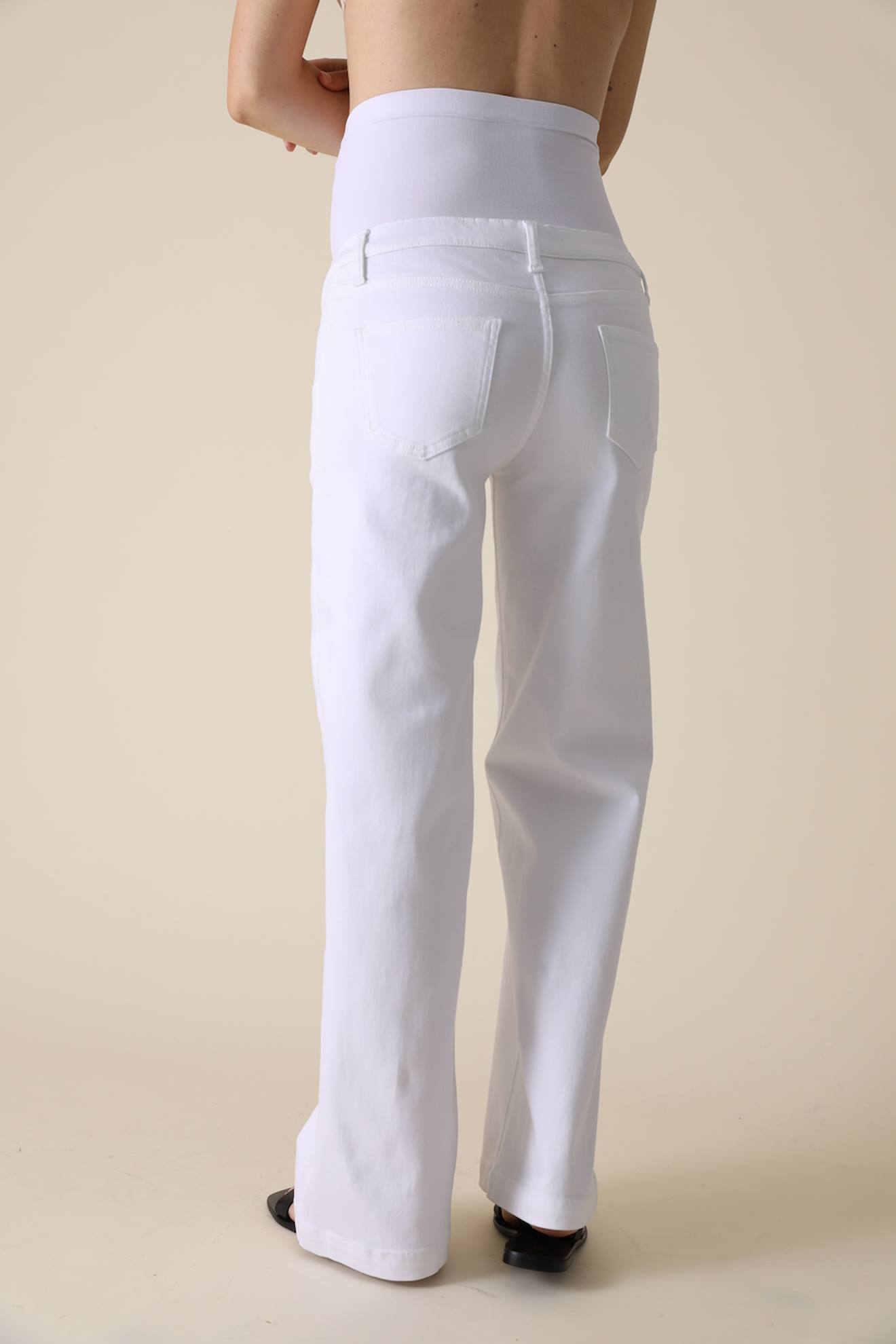 Envie de Fraise Weite Umstands-Jeans DEREK ENVIE DE FRAISE - weiß