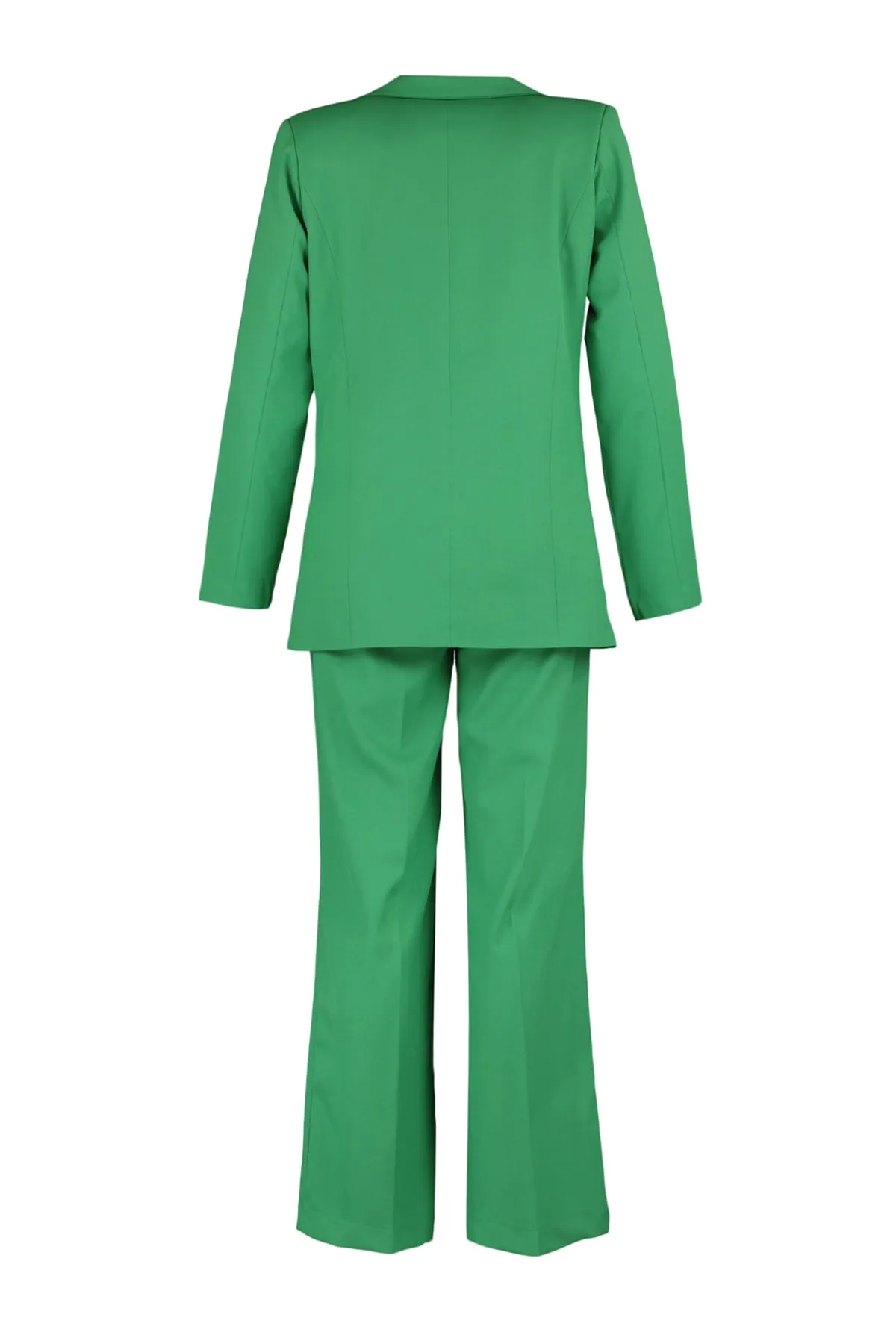 Trendyol Modest  Grüner gewebter Anzug aus Jacke und Hose mit zwei Knöpfen TCTAW23US00128