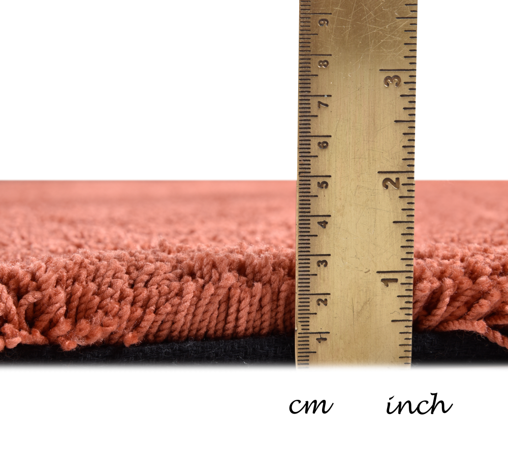 Hochflorteppich Cozy rust