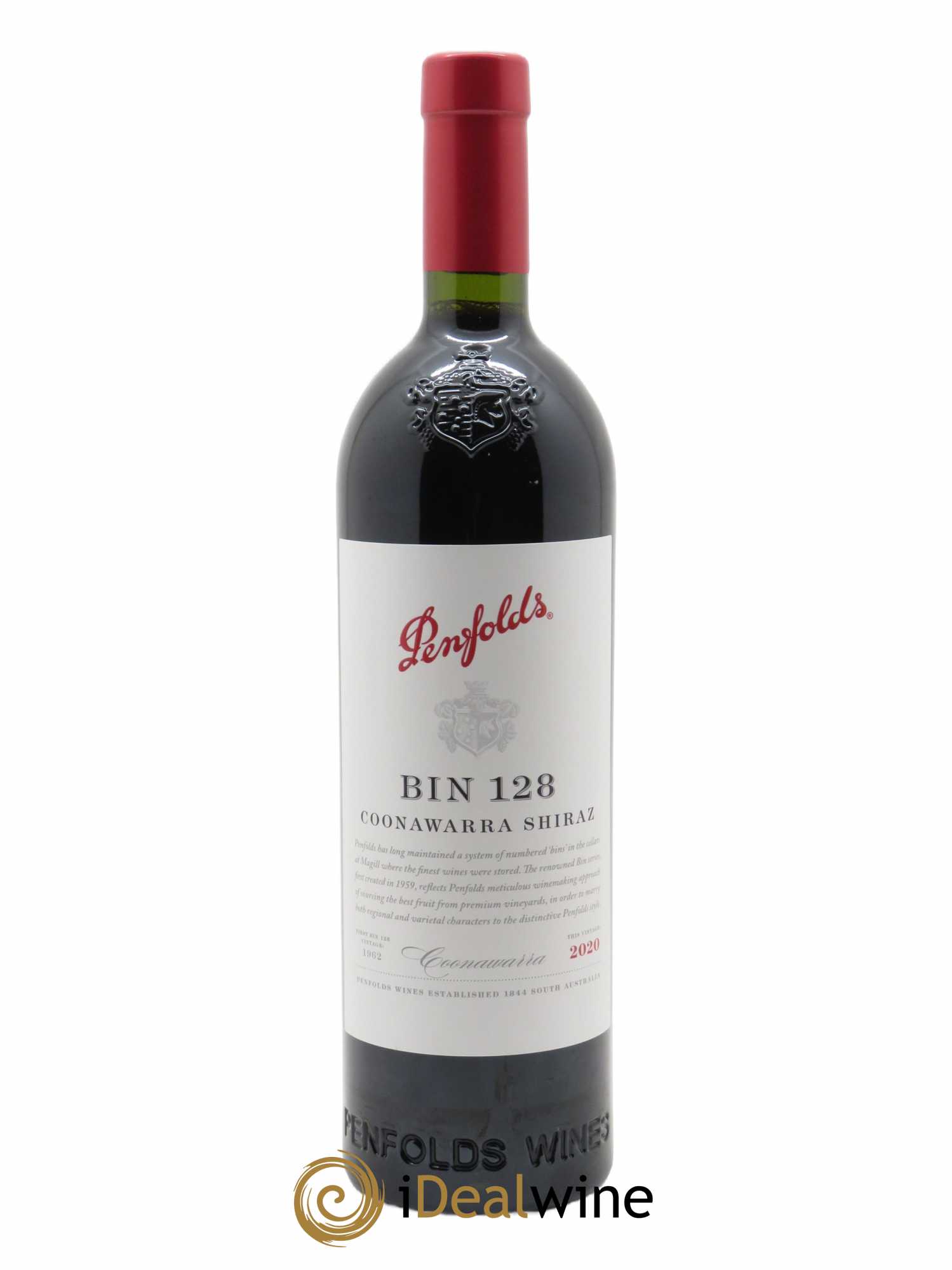 Coonawarra Penfolds Wines Bin 128 Shiraz  2020 - Lot de 1 Bouteille