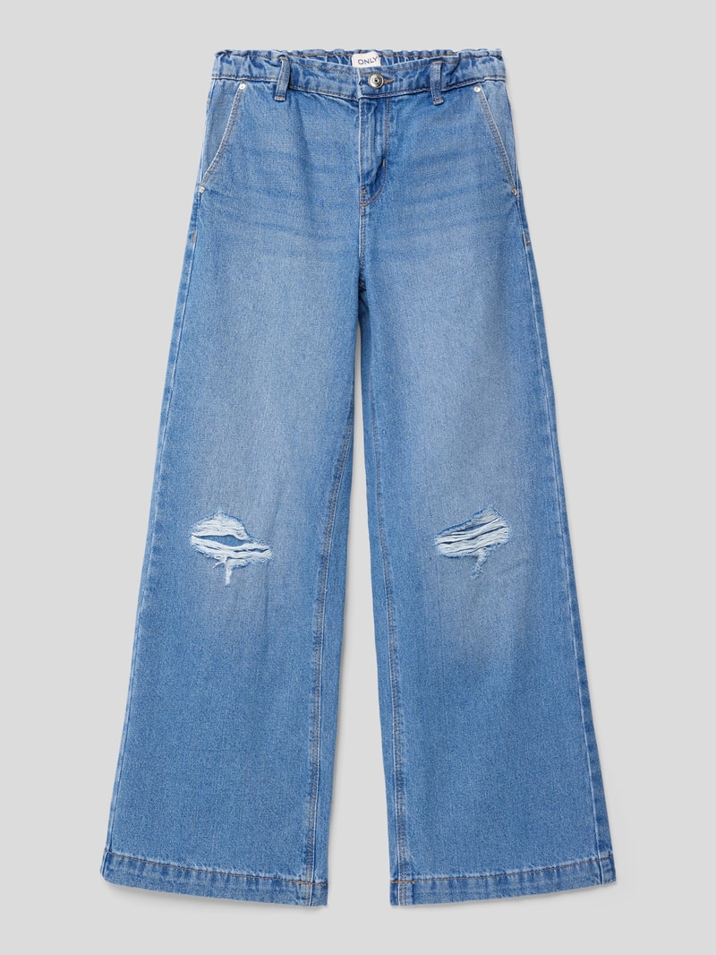 Jeans im Destroyed-Look Modell 'COMET' in hellblau