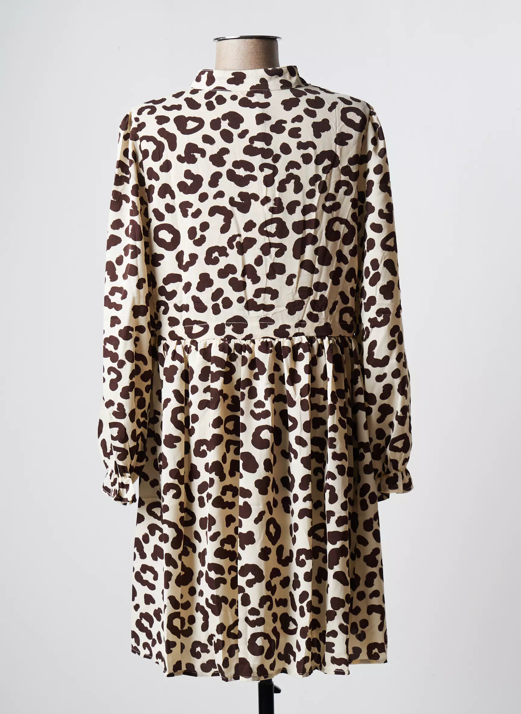 Papillonne Robes Courtes Femme couleur beige