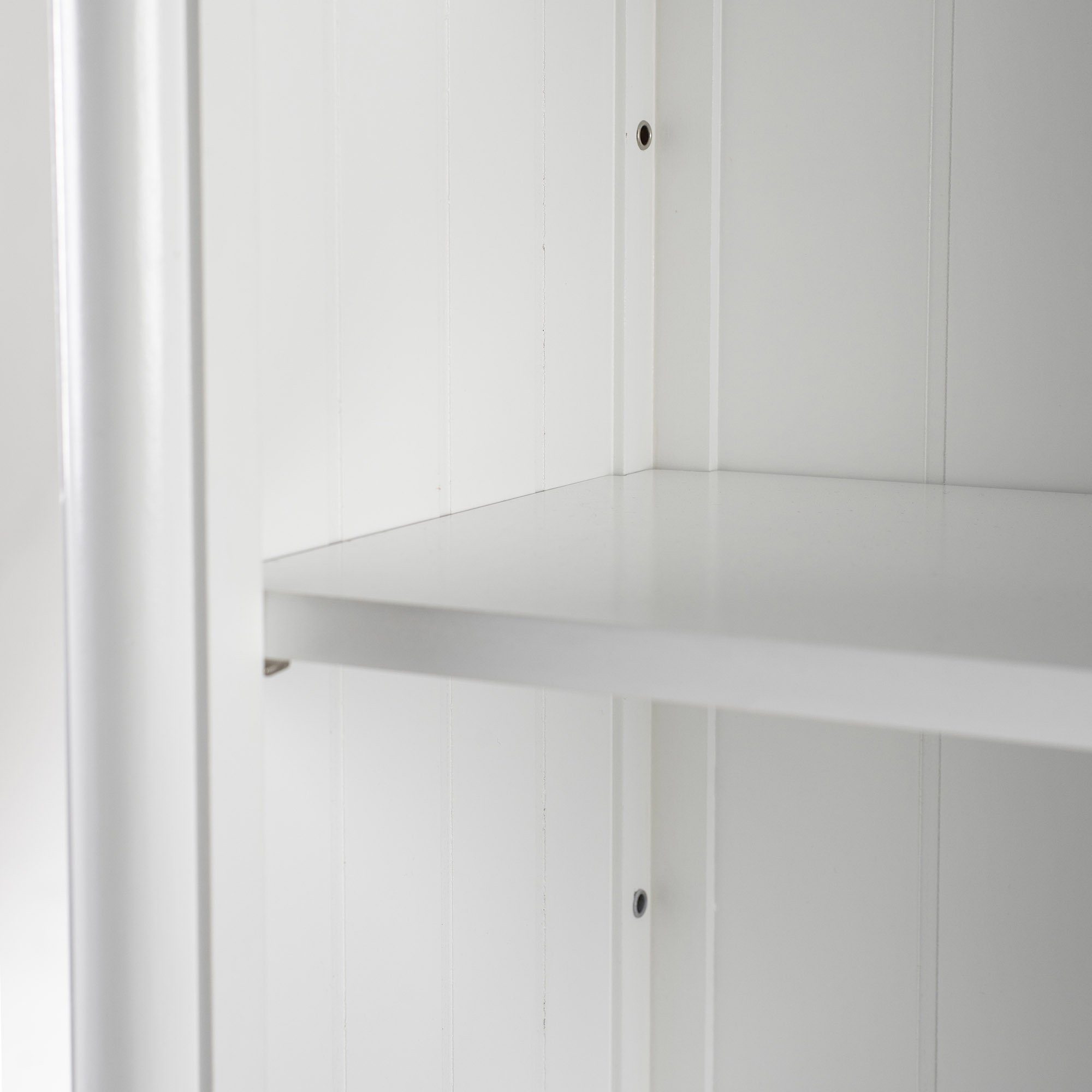 Novasolo Küchenbuffet Provence Verstellbare Regale, Single-Bay Hutch Kabinett