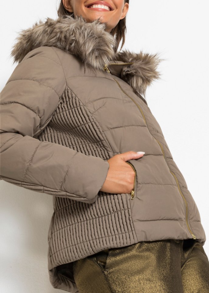 Leichte Steppjacke aus recycelt Polyester
