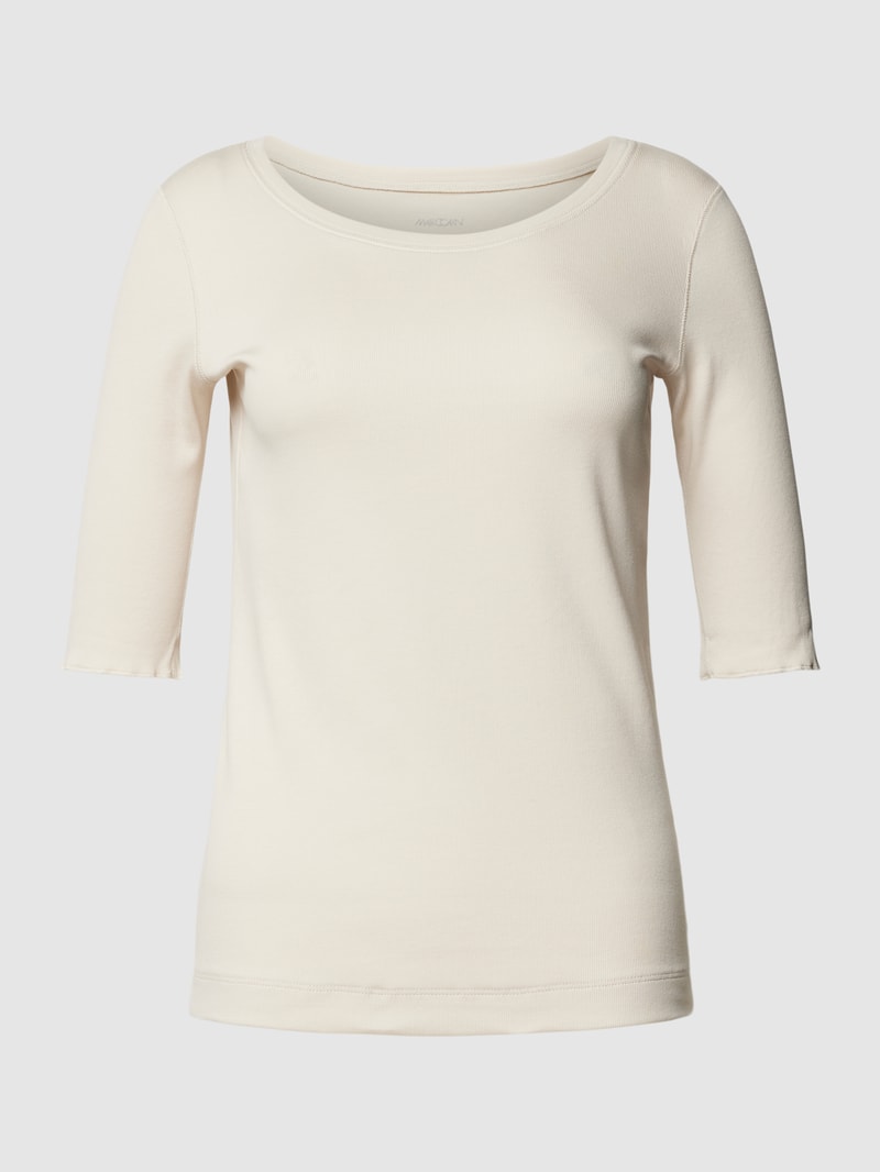 Longsleeve mit Rundhalsausschnitt in sand