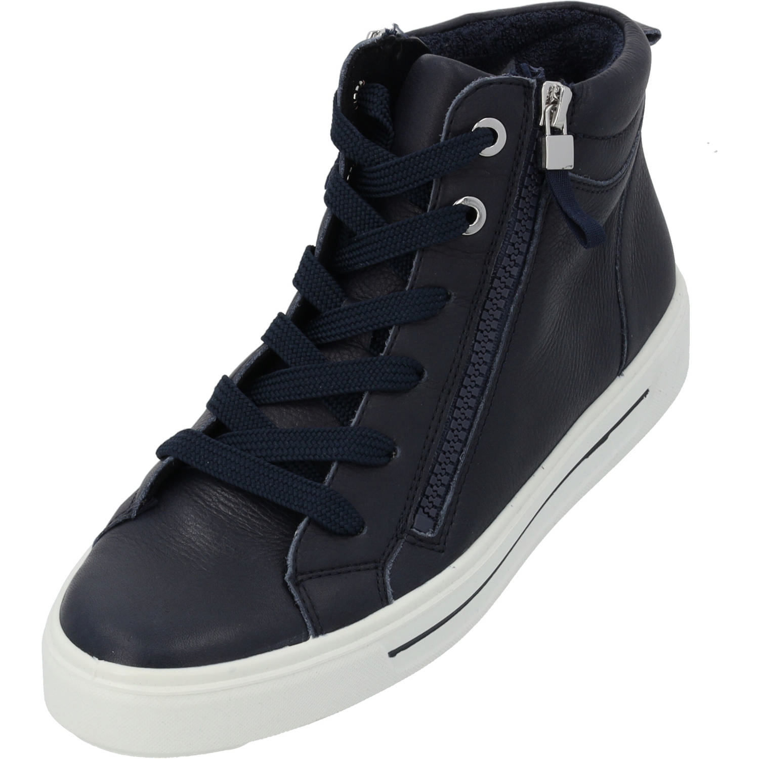 Ara Courtyard 2.0 27404, Sneakers High, Damen, Blau
