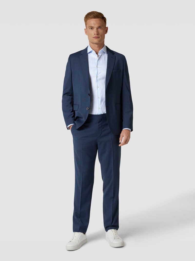Slim Fit Premiumhemd mit Streifenmuster in bleu