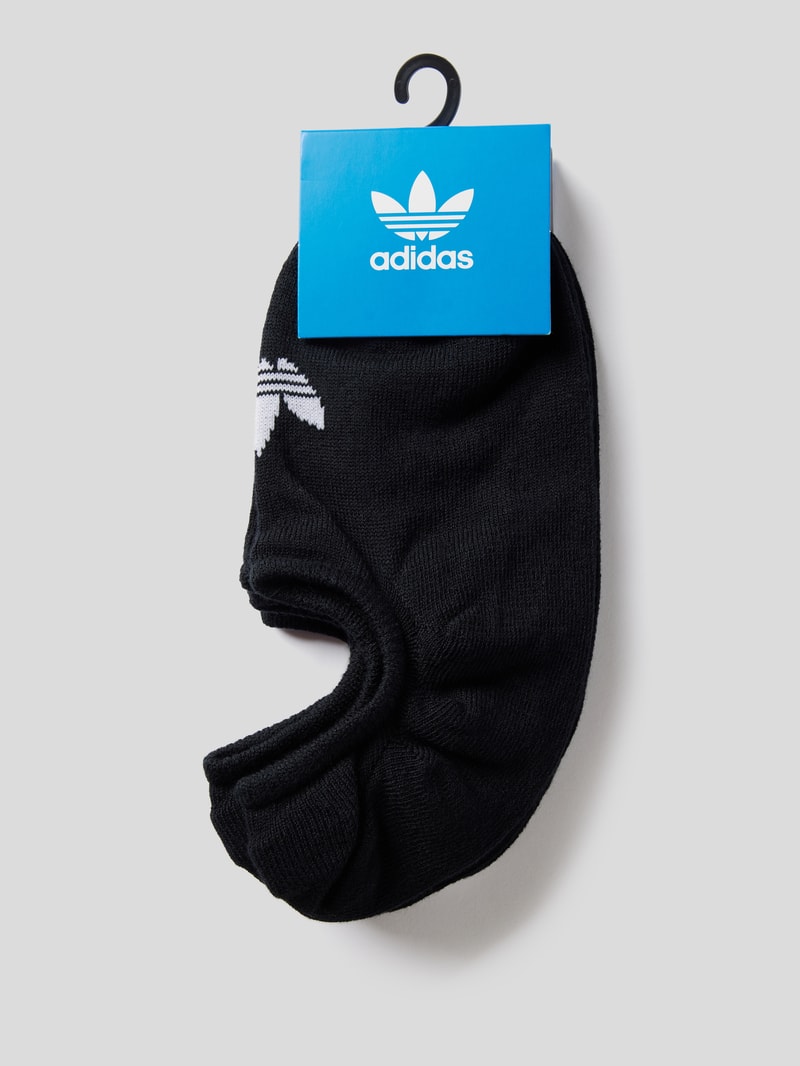 Low Cut Sneakersocken aus elastischem Baumwoll-Mix in schwarz