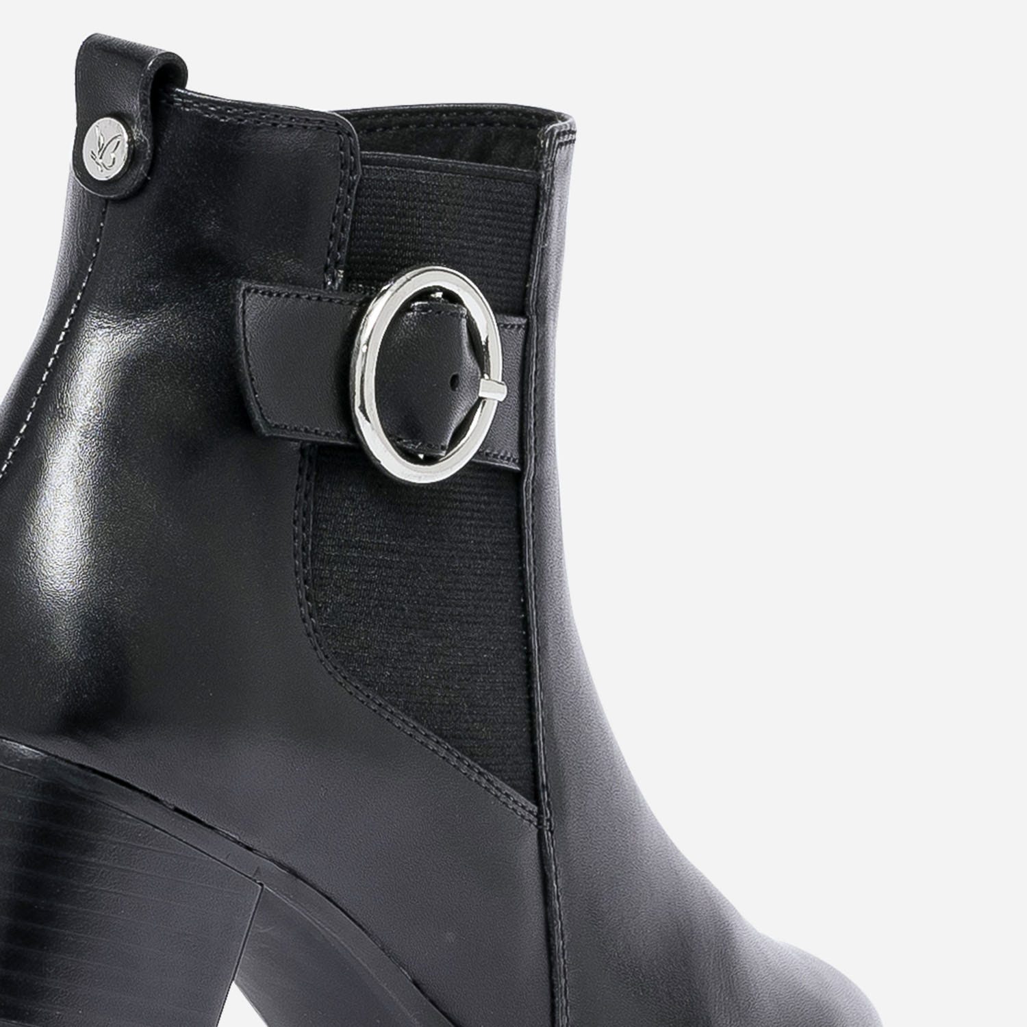Boots CAPRICE noir en cuir