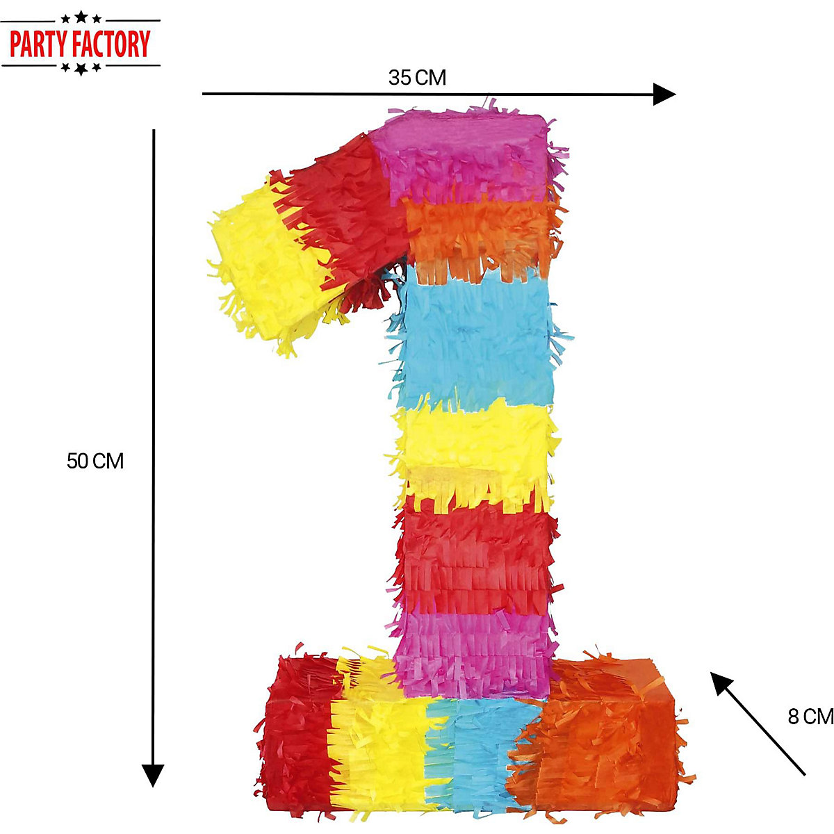 Piñata Zahl 1
