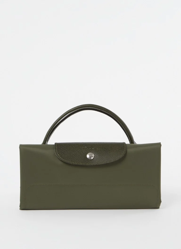 Borsa da weekend Longchamp Le Pliage XL con dettagli in pelle