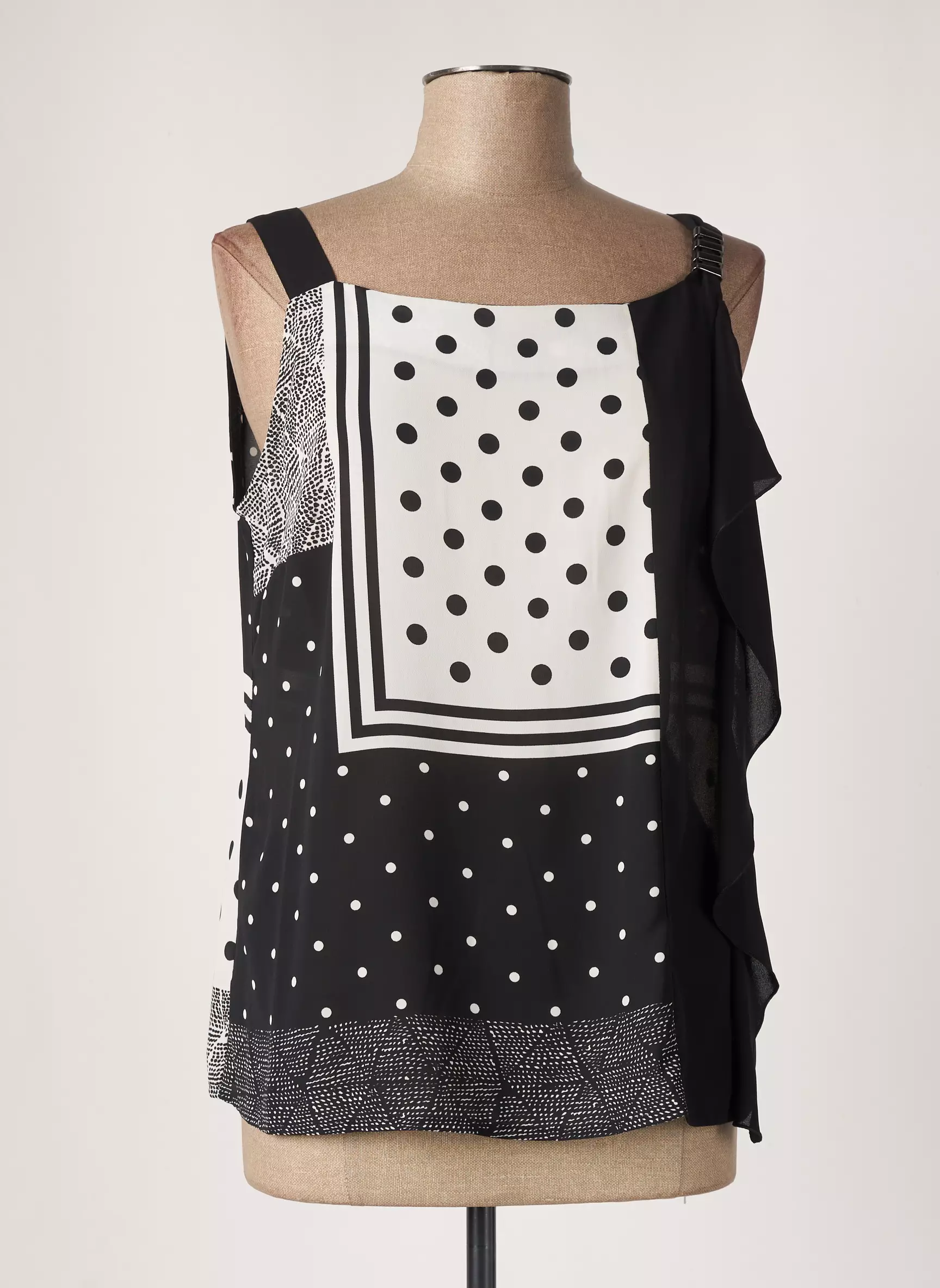 Paz Torras Tops Femme couleur noir