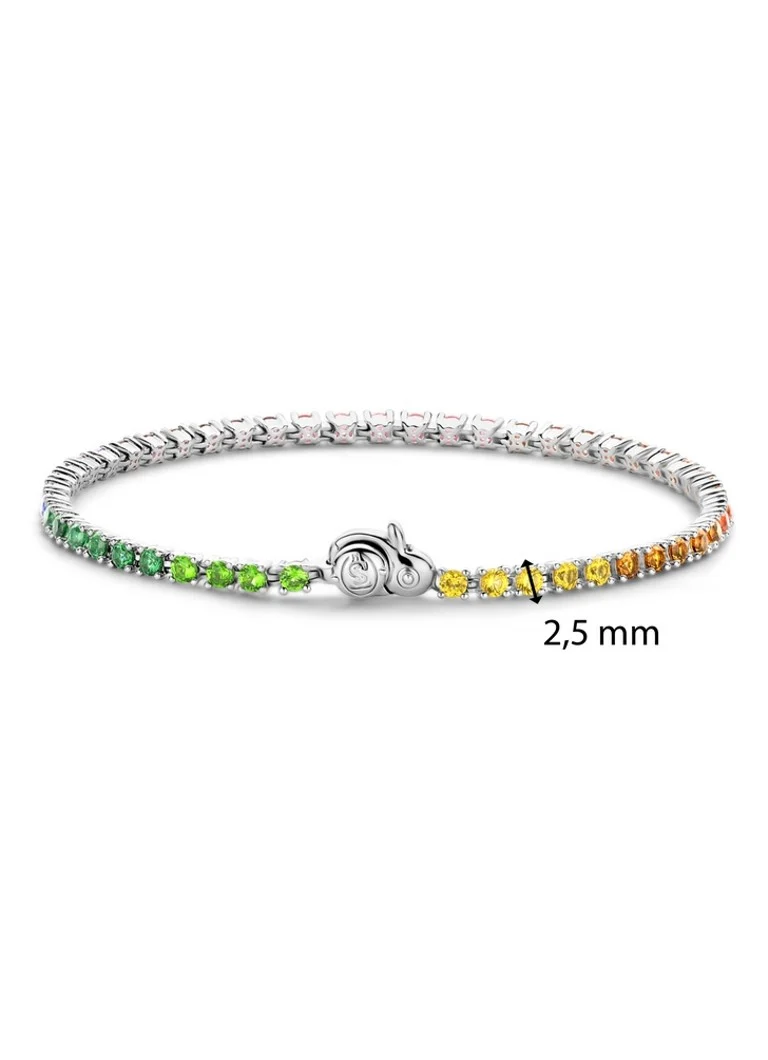 TI SENTO - Milano Tennis bracelet of silver 2995MC