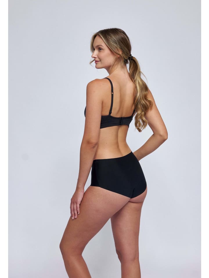 SNOCKS High Waist Hipster aus Mikrofaser 3 Stück in Schwarz günstig kaufen