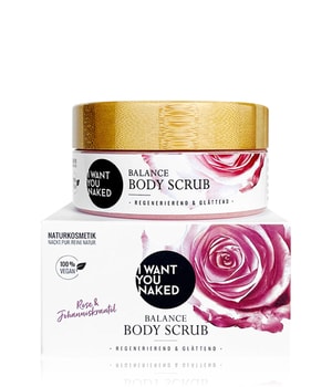 I WANT YOU NAKED Rose & Johanniskrautöl Körperpeeling-200 g