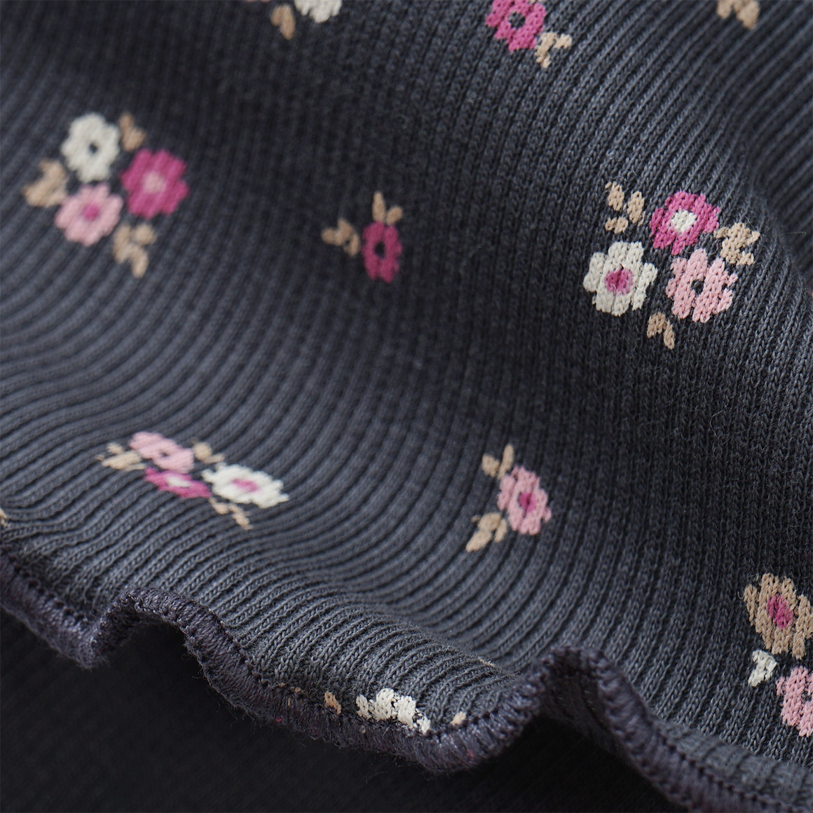 Mädchen Rollkragenshirt mit floralem Print