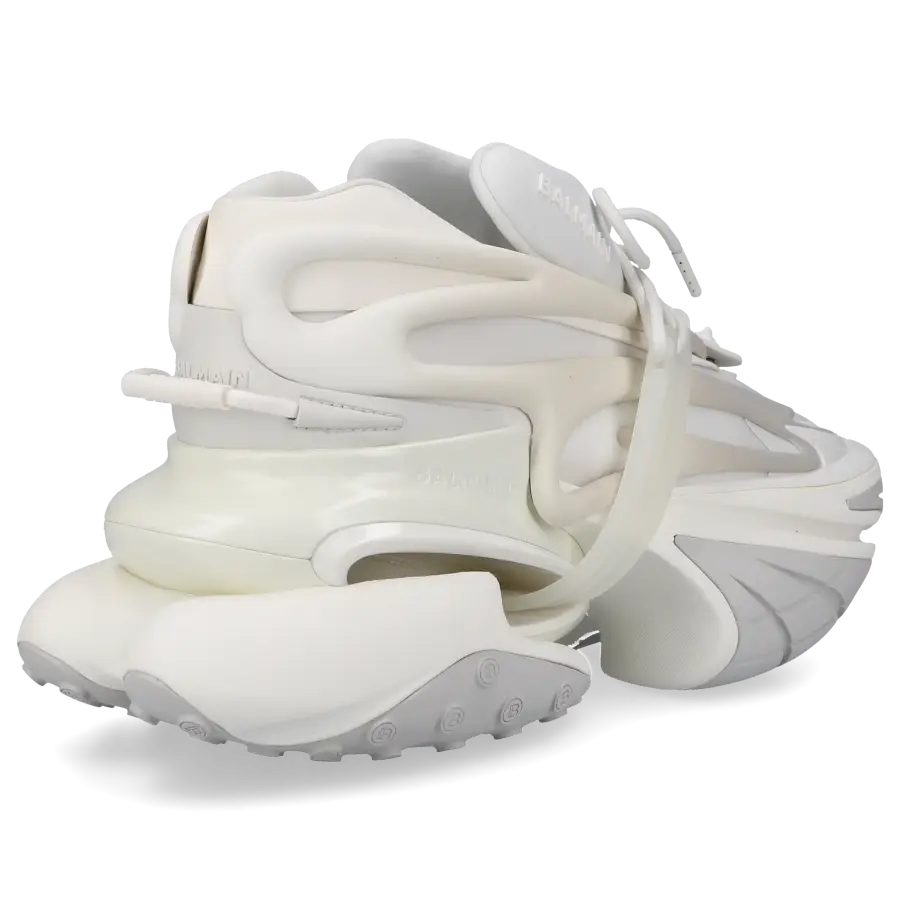 Balmain - Sneaker low UNICORN Kalbsleder - weiß