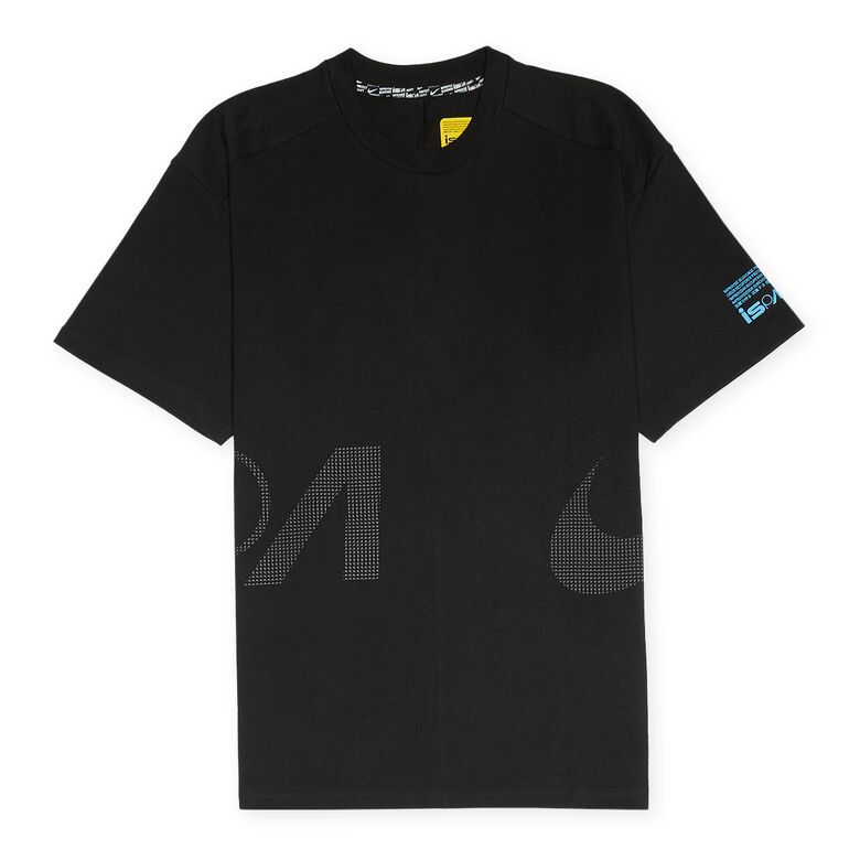 NIKE Ispa Fleece T-Shirt black/baltic blue/iron grey