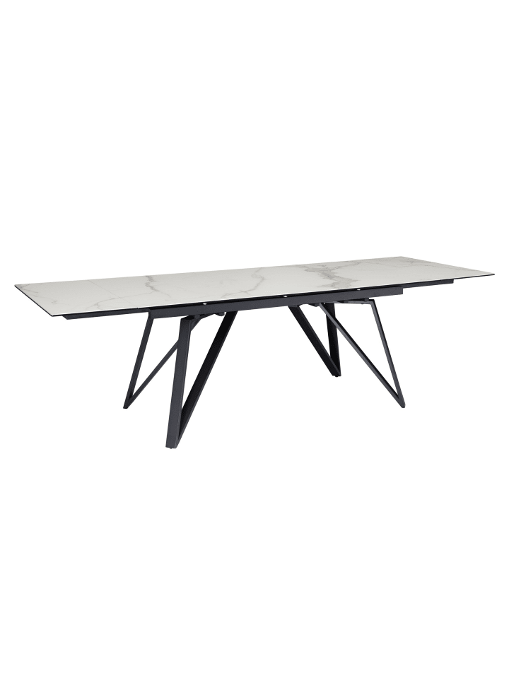 KADIMA DESIGN Esszimmertisch 180 - 260 cm Ausziehbar Keramik Glas , in Weiß günstig kaufen onesize