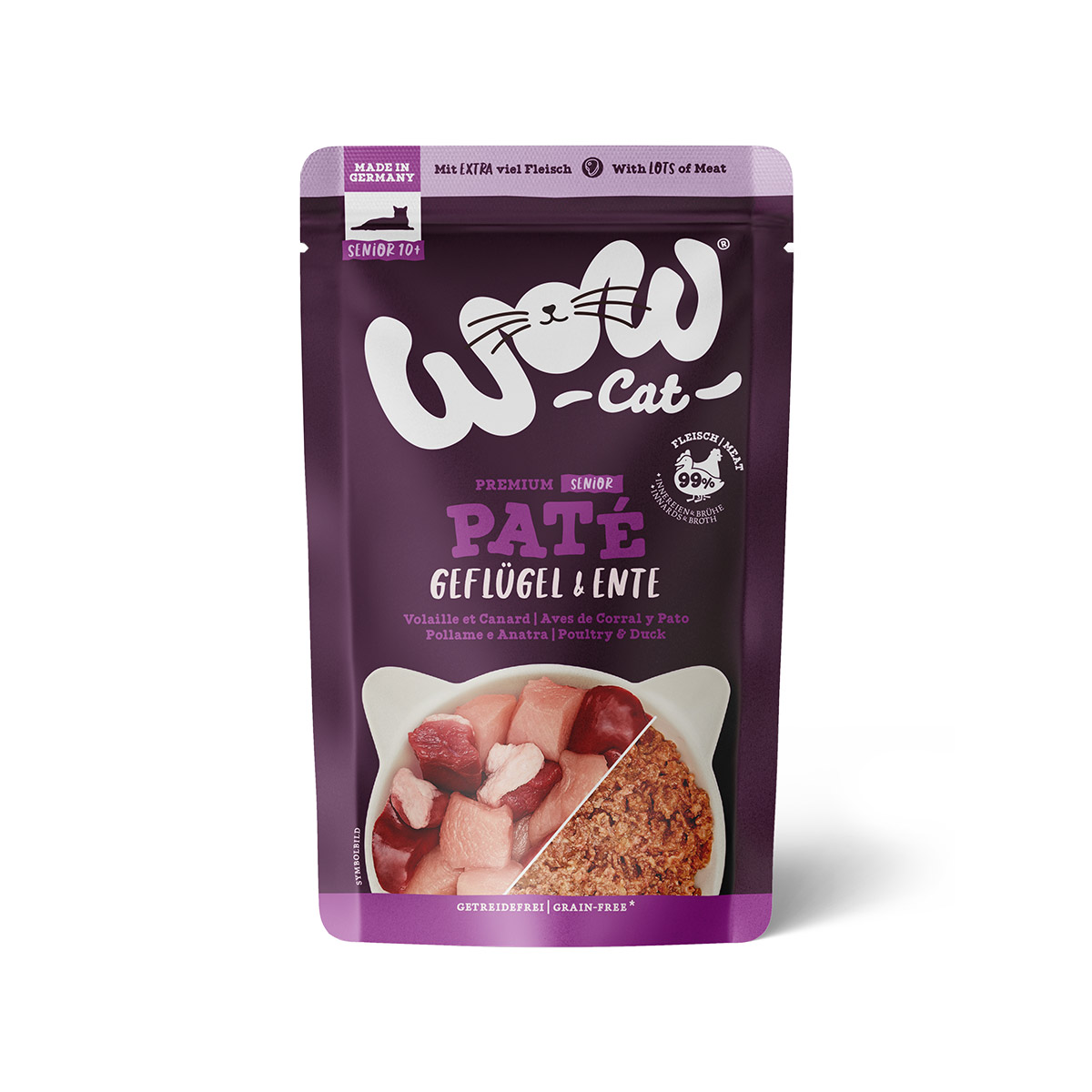 WOW CAT Senior Geflügel & Ente günstig kaufen bei ZooRoyal