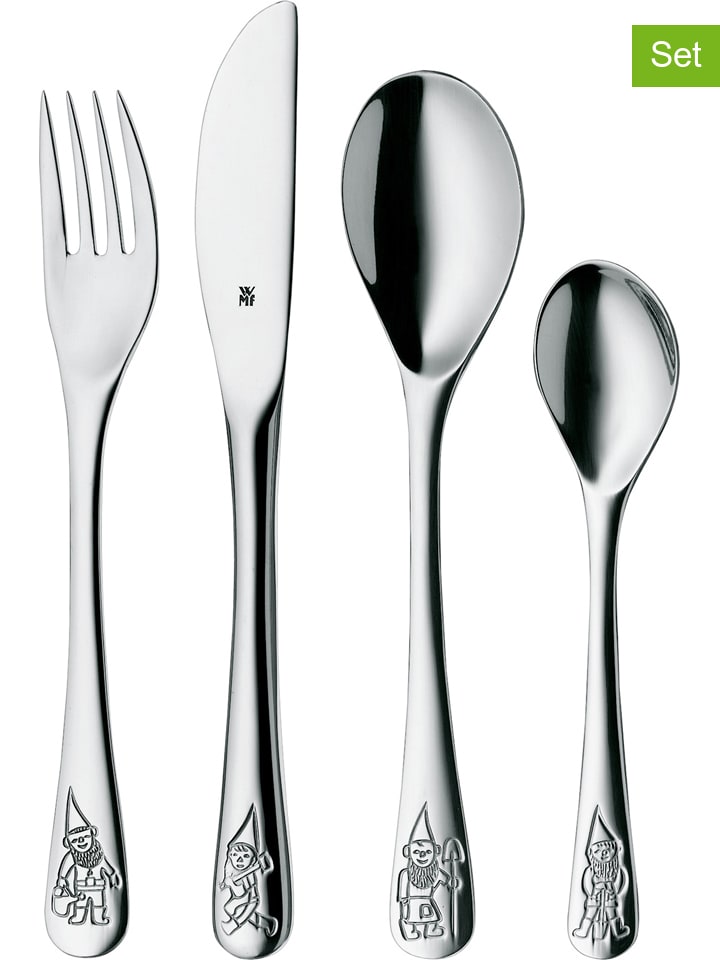 WMF 4tlg. Kinder-Edelstahl-Besteckset 