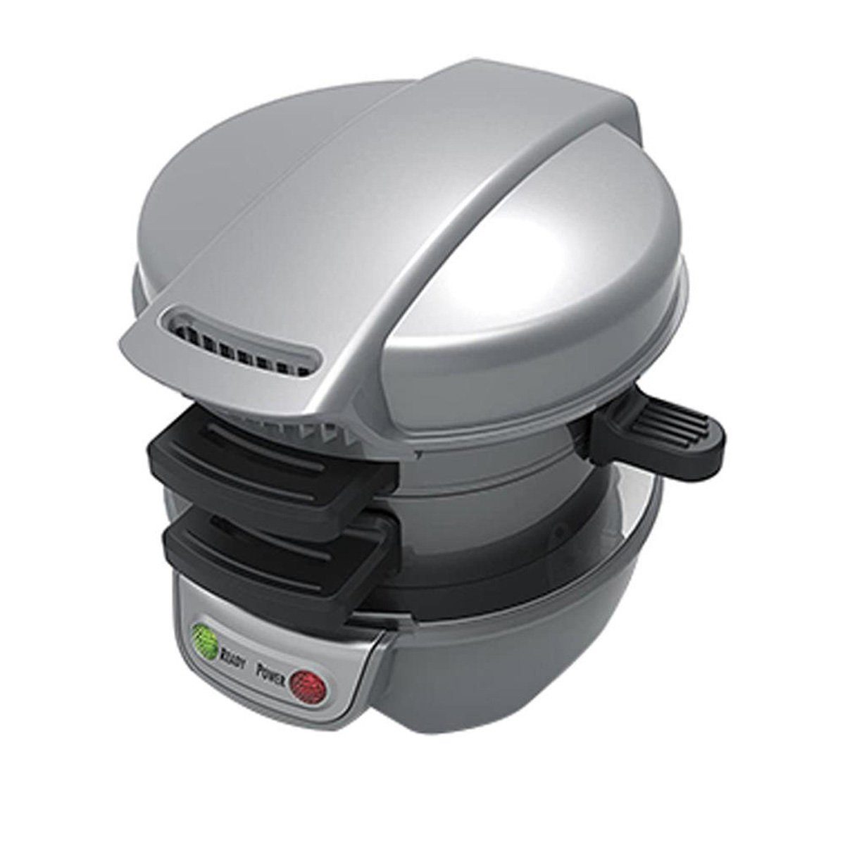 Yoyaxi 3-in-1-Sandwichmaker Hamburgermaschine - Sandwichmaschine, 3-in-1 Frühstücksmaschine, Omelette-Toaster