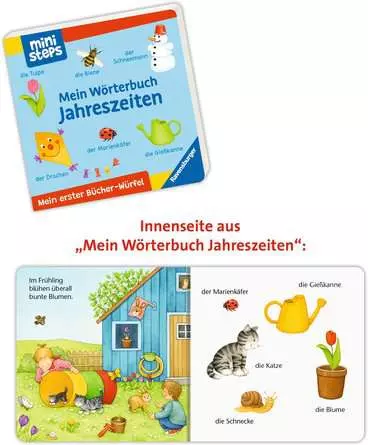 ministeps: Mein erster Bücher-Würfel: Meine ersten Wörter (Bücher-Set)