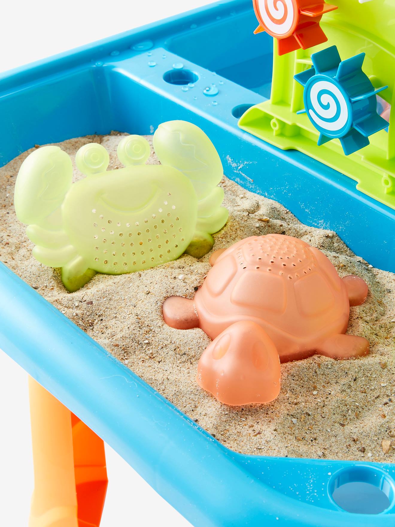 Vertbaudet Kinder Sand- und Wasser-Spieltisch, Outdoorspieltisch - mehrfarbig