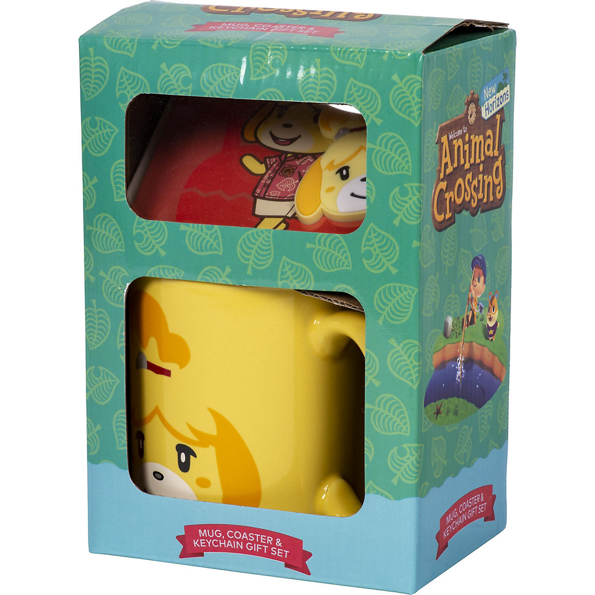 Geschenkset Tasse Animal Crossing Isabelle, 3-tlg.