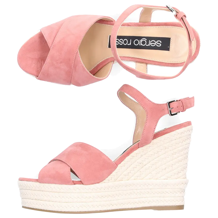 Sergio Rossi - Espadrilles SR1 ESPADRILLE Wildleder altrosa - pink