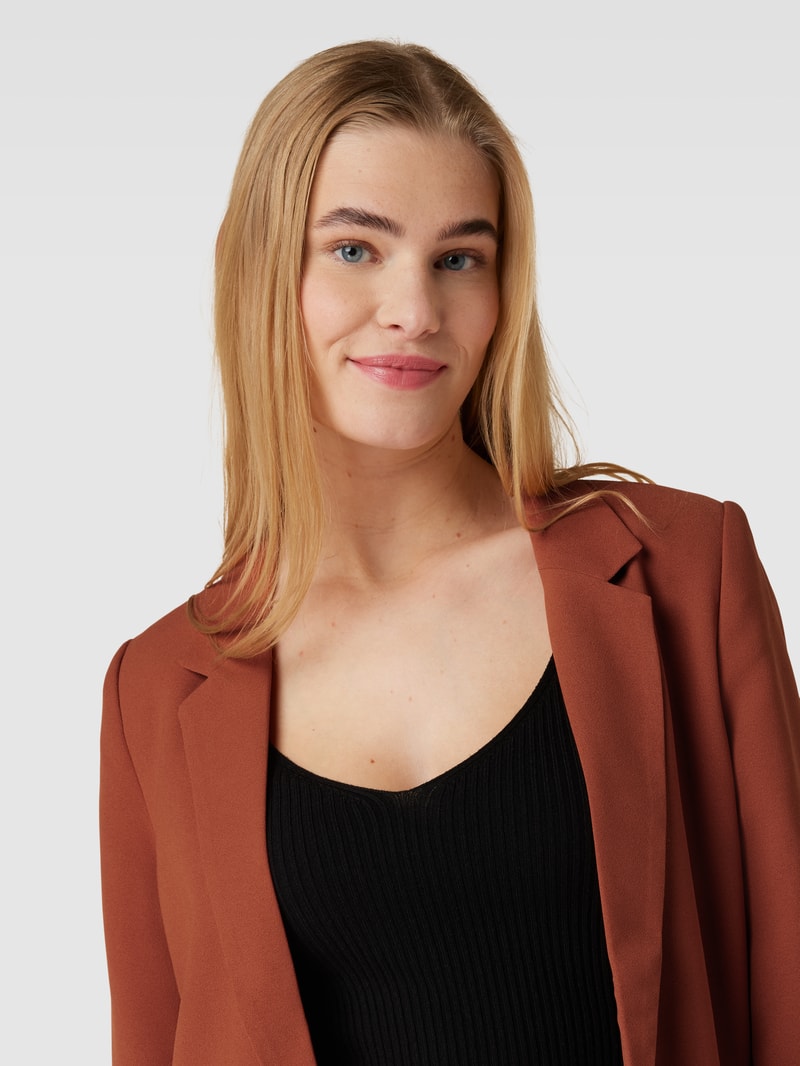 Blazer mit offener Vorderseite Modell 'Shirley' in terrakotta