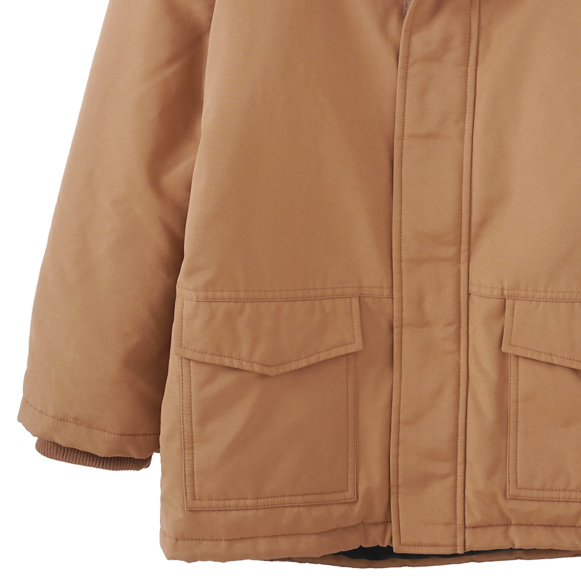 Jungen Parka mit Teddyplüsch