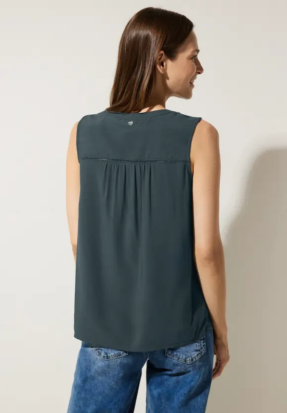 Street One Viskosebluse mit Häkeldetail