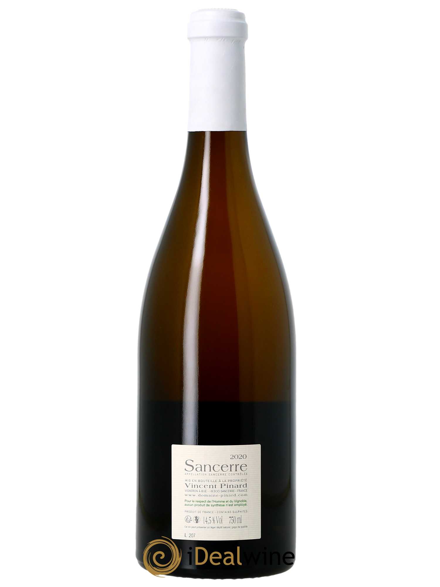 Sancerre Petit Chemarin Vincent Pinard  2020 - Lot de 1 Bouteille