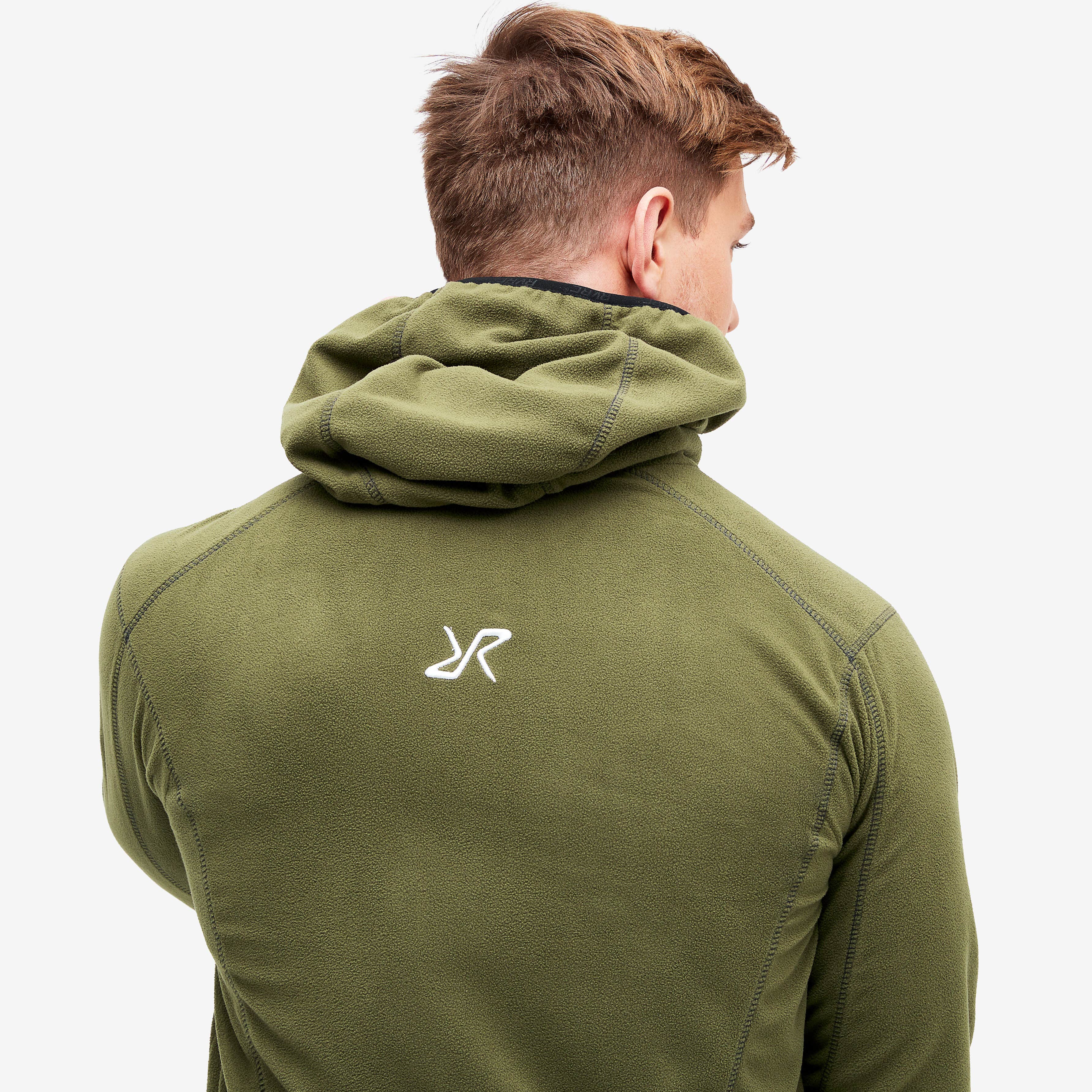 Trekker Hoodie Homme Dark Olive