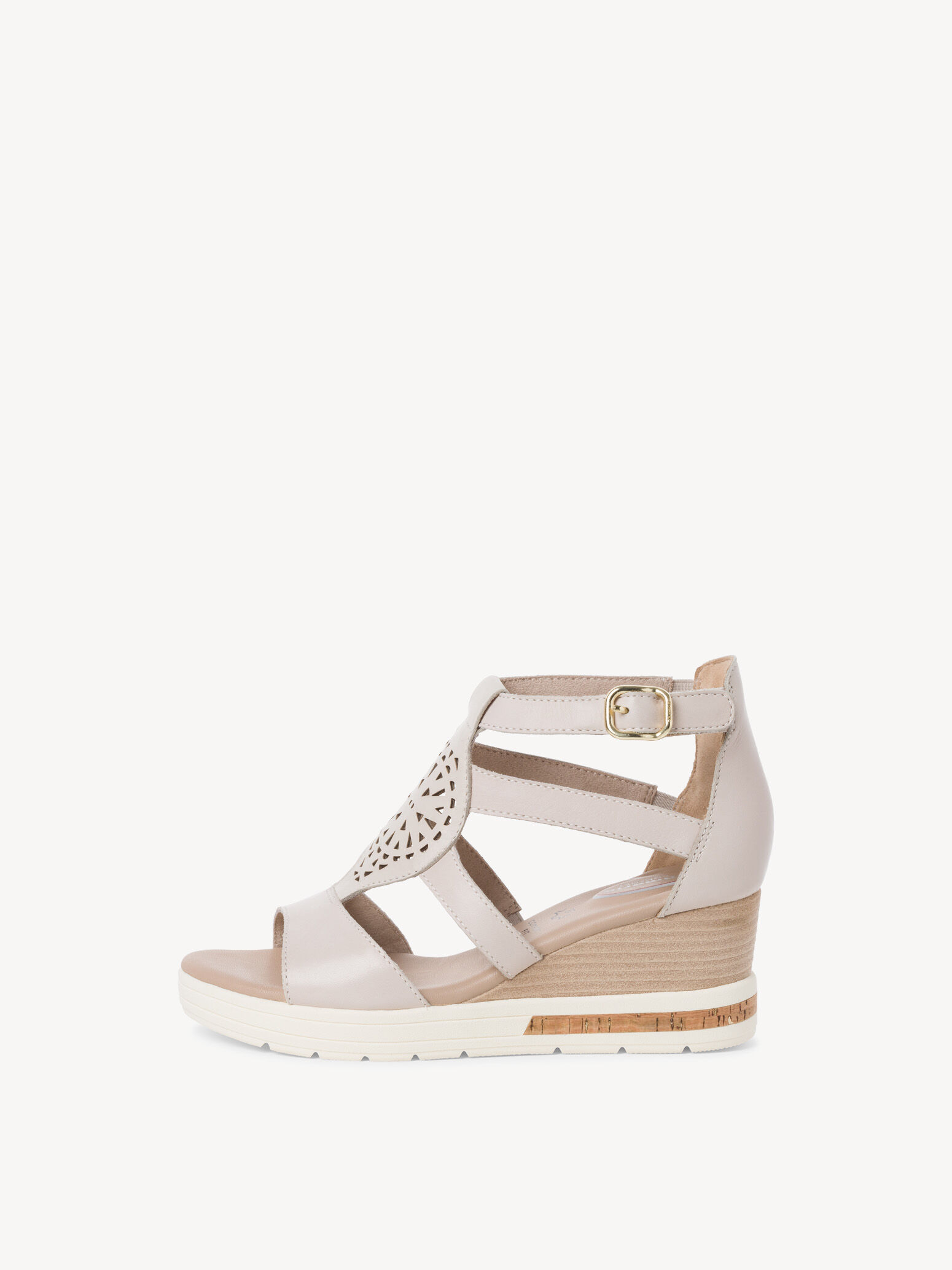 Sandale en cuir - blanc