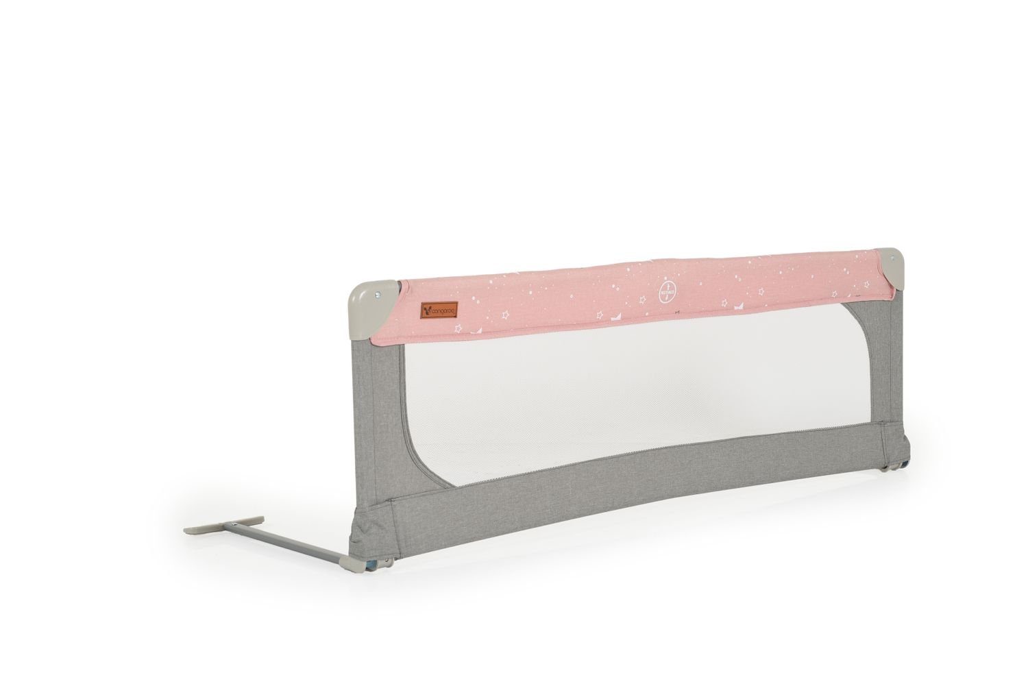 Cangaroo Bettschutzgitter Bettschutzgitter Leinen 130 cm, Bettgitter Rausfallschutz Front klappbar