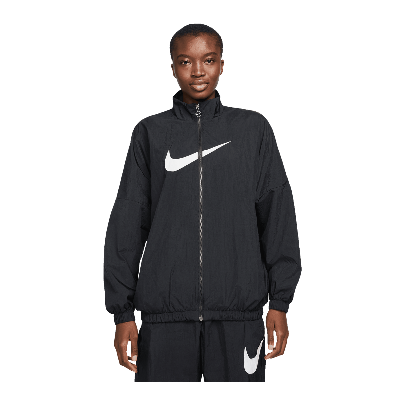 Nike Essential Woven Jacke Damen Schwarz F010