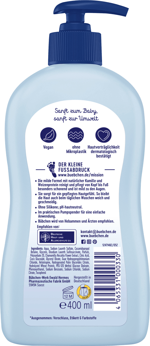 Baby Waschgel sensitiv, 0,4 l