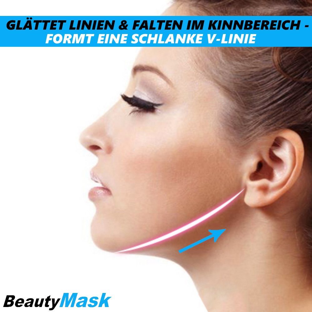 MAVURA Gesichtsmaske BeautyMask Gesichtsmaske V-Linie Maske Slimming Mask Feuchtigkeitsmaske Schlankheitsmaske Gesichtsstraffung Gesicht Maske Pflege Kosmetik Anti Falten