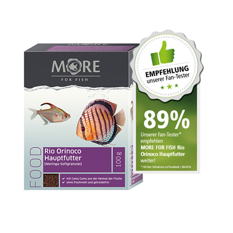 MORE Hauptfutter MORE FOR FISH Rio Orinoco Hauptfutter 100 g
